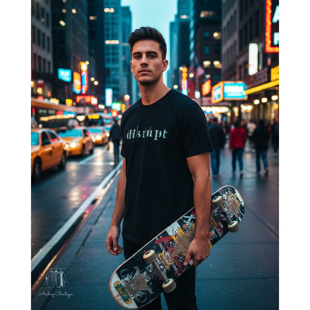 Red Jack Disrupt Shirt‎ 2XL Fits Medium Large Black Embroidered Streetwear Urban